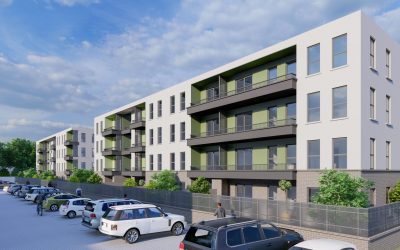 Exterior Render of Hillstead, Block 1